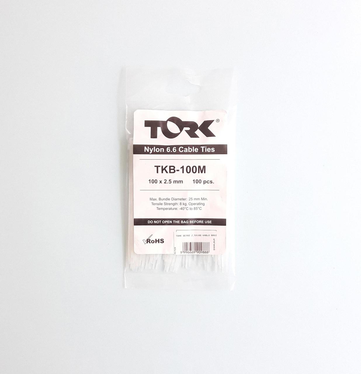 tork-beyaz-kablo-bagi-2-5x100-20418.jpg Tork Beyaz Kablo Bağı 2.5x100 mm (100 Adet) - Görsel 1