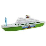 Transatlantik Yolcu Gemisi 45 cm - Yeşil - 1 ADET - Görsel 2