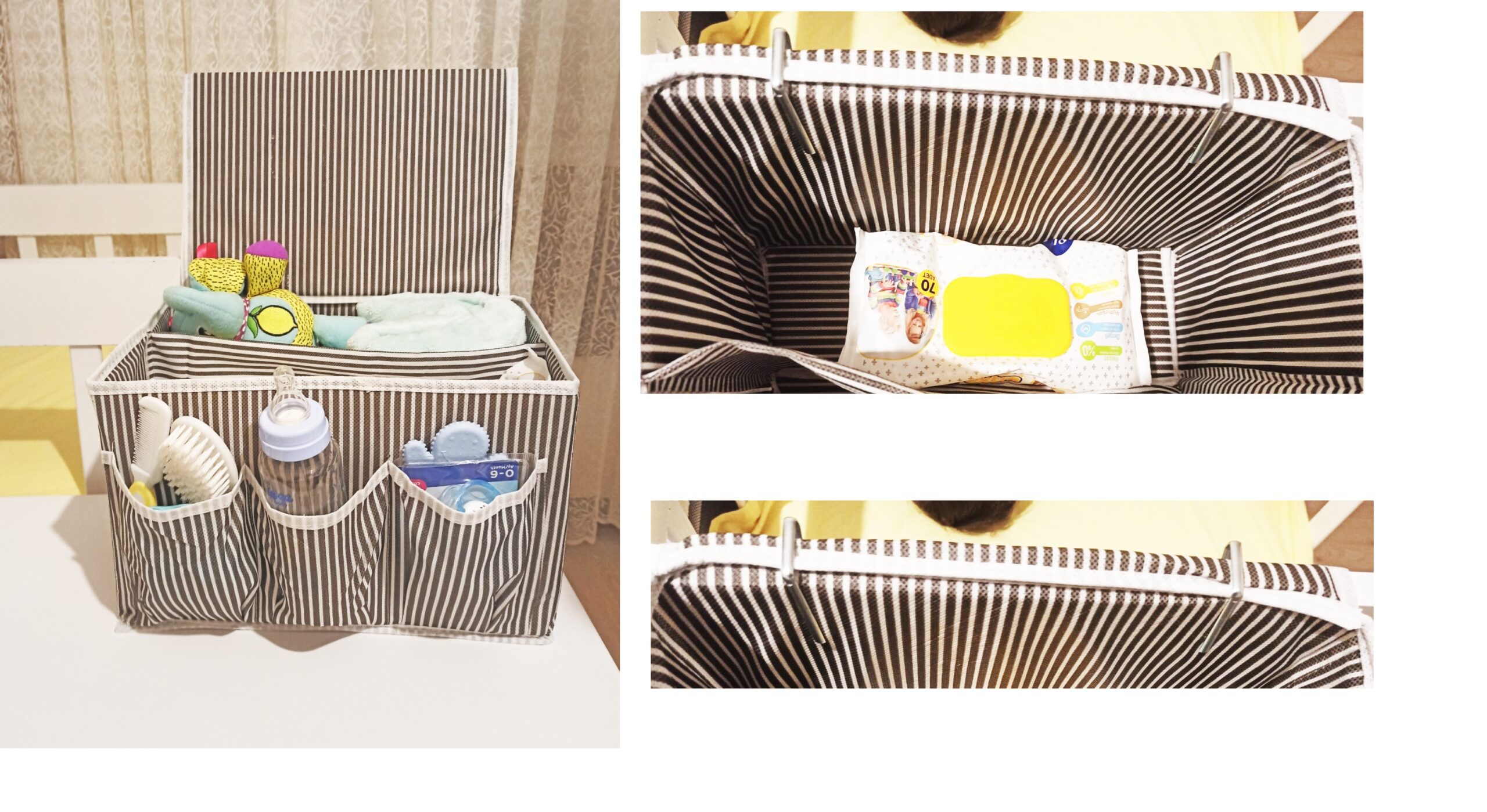 tutturma-aparatli-bebek-besik-basucu-duzenleyici-kapakli-5-bolmeli-organizer-resim-5494.jpg Tutturma Aparatlı Bebek Beşik Başucu Düzenleyici Kapaklı 5 Bölmeli Organizer - Görsel 1