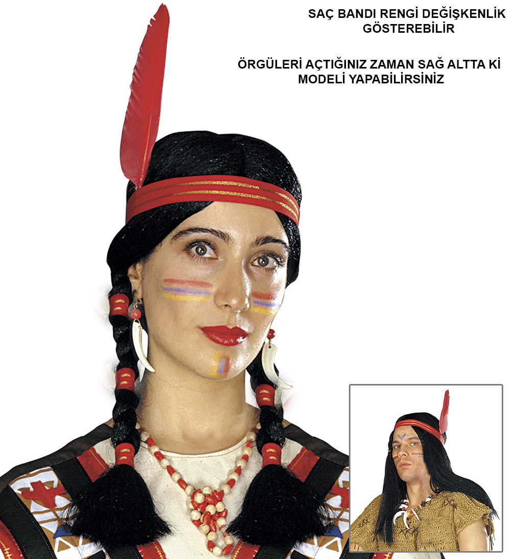 tuylu-orgulu-hint-perugu-kizilderili-perugu-resim-1545.jpg Tüylü Örgülü Hint Peruğu Kızılderili Peruğu - Görsel 1
