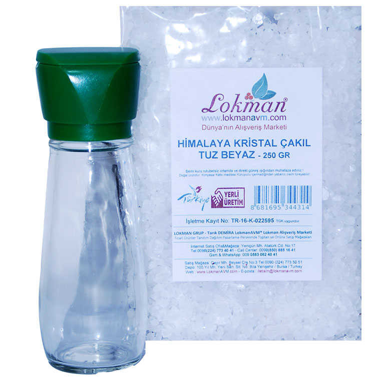 tuz-karabiber-degirmeni-yesil-himalaya-cakil-tuz-beyaz-250-gr-lokmanavm-24274-93-b.jpg Tuz Karabiber Değirmeni Yeşil + Himalaya Çakıl Tuz Beyaz 250 Gr - Görsel 1