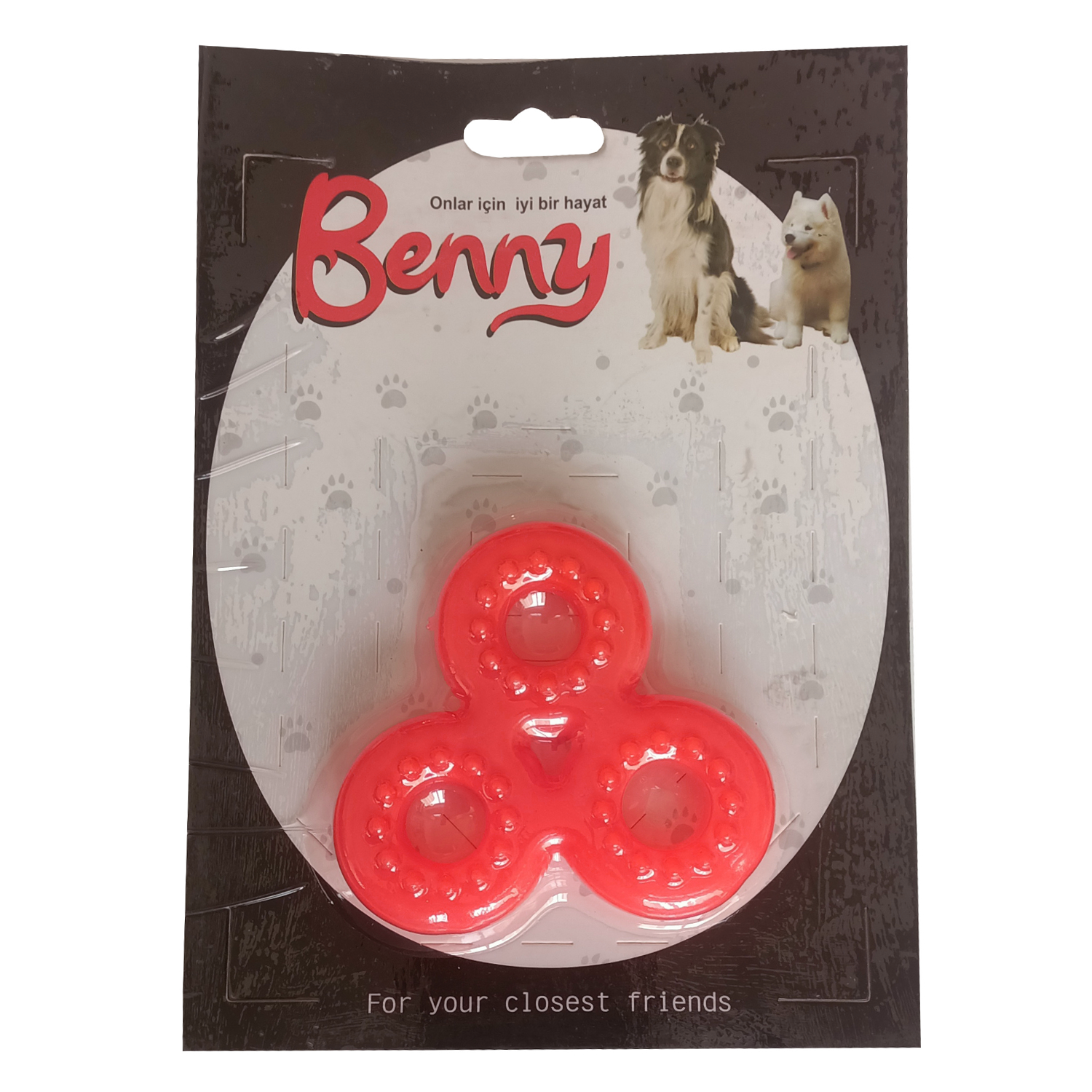 uc-goz-kirmizi-1-png.png Benny Köpek Oyuncağı Üçlü H 9 x 9 cm Kırmızı - Görsel 1