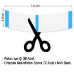 Ultra/Hold Mini's Protez  Bandı 36 Adet / 72 Tabs - Görsel 2
