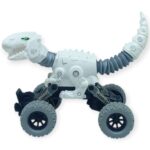 Uzayan Dinazor Arabalar 18 cm - Beyaz - 1 ADET - Görsel 3