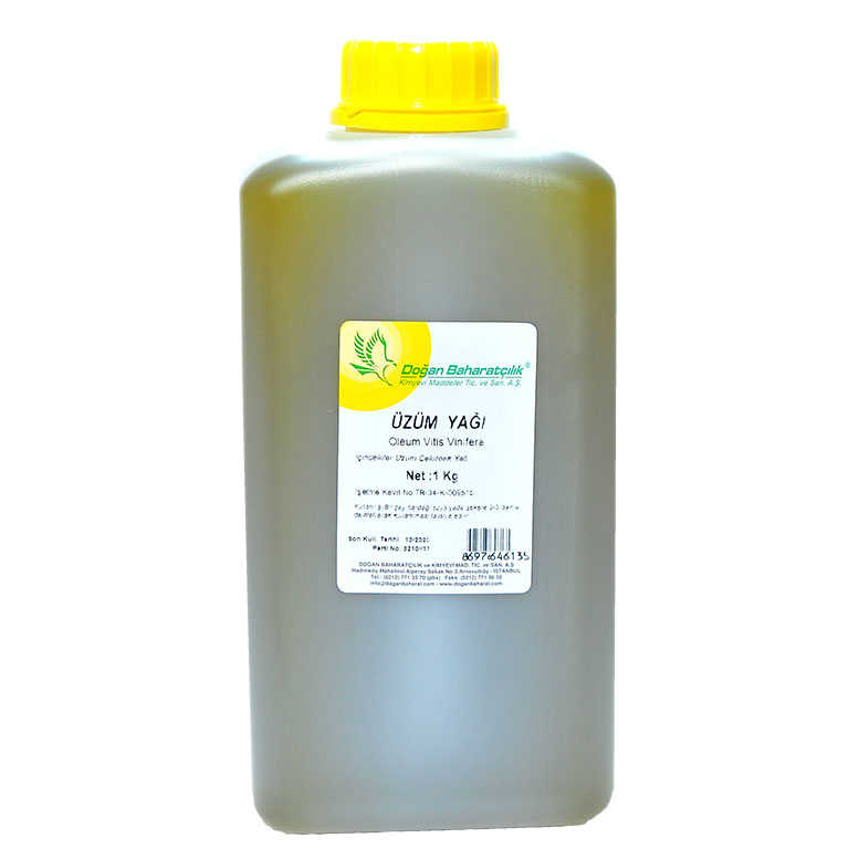 Üzüm Çekirdeği Yağı 1Kg - Doğan Üzüm Çekirdeği Yağı Pet Bidon 1000 Gr - Görsel 1
