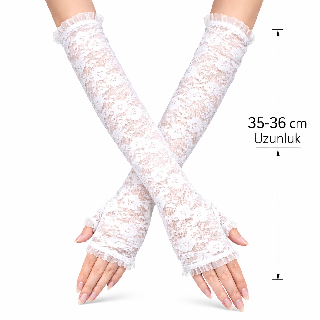 uzun-zarif-dantel-eldiven-parmaksiz-beyaz-35-cm-resim-5466.jpg Uzun Beyaz Dantel Eldiven - 35 cm Parmaksız Estetik - Görsel 1