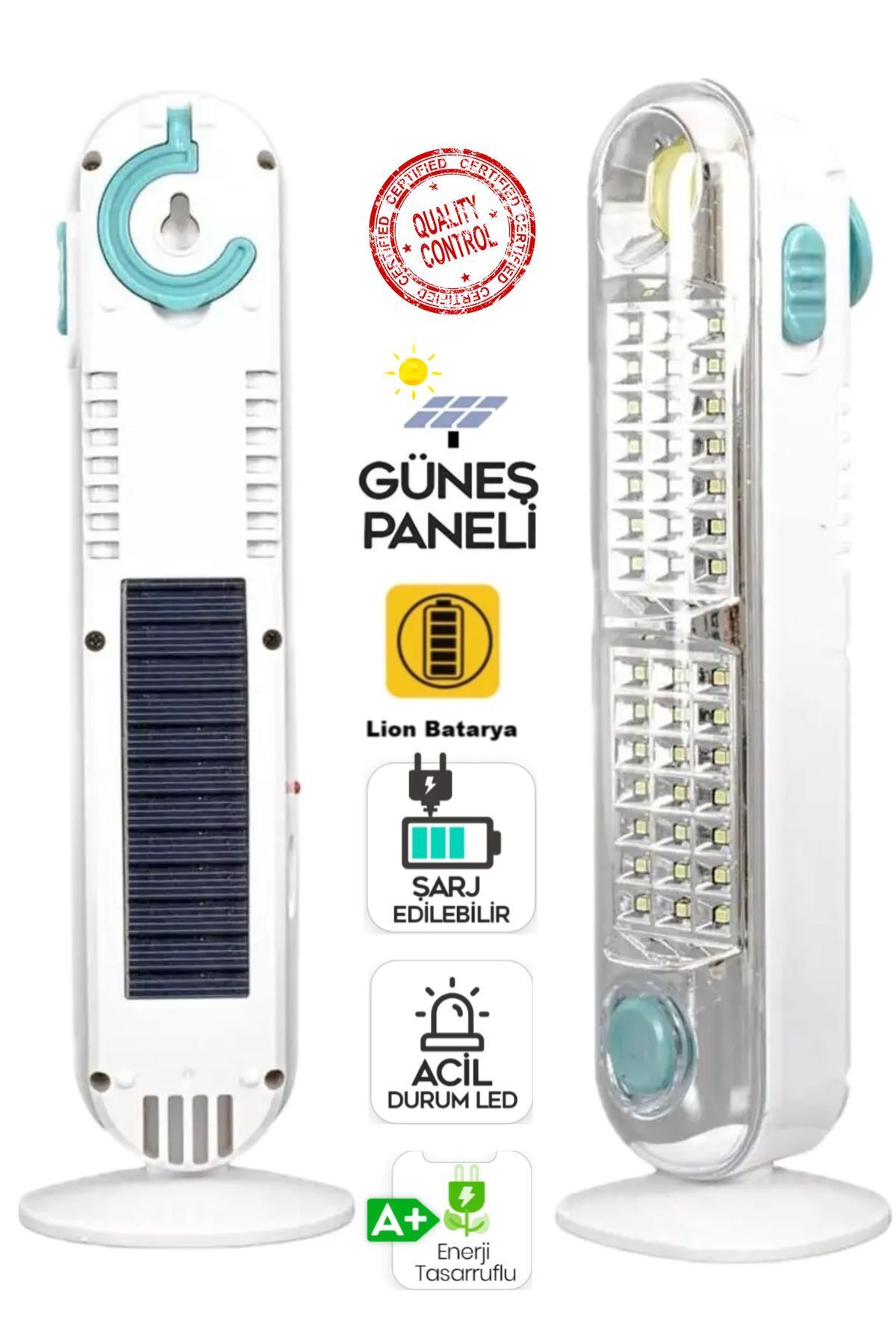 v-005-42-ledli-fener-solar-gu-14559-1.jpg V-005 42 Ledli+Fener Solar Güneş Panelli Ultra Güçlü Ledli Şarjlı Işıldak - Görsel 1