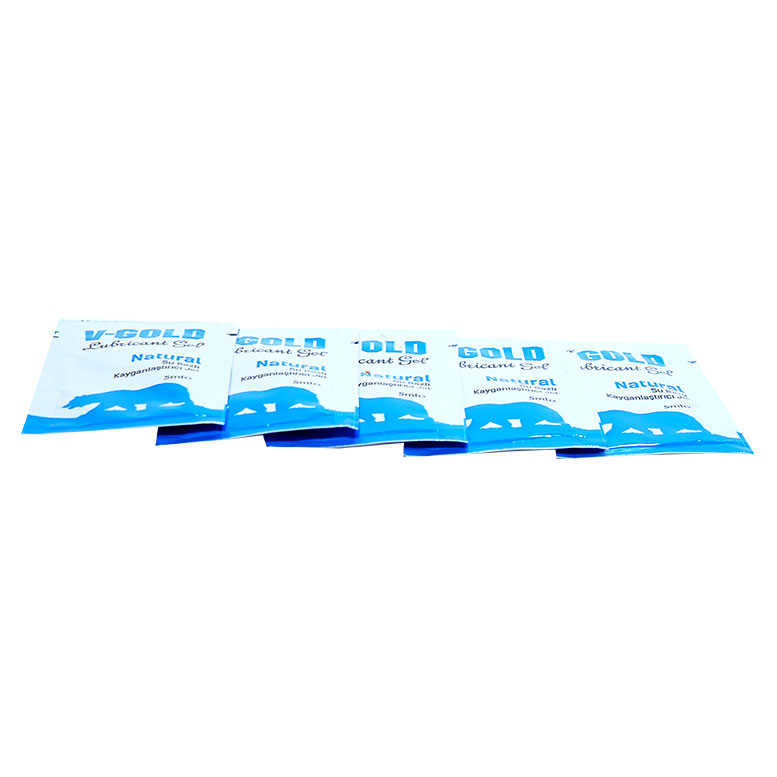 Kayganlaştırıcı Jel Natural 5 ML X 5Li - V-Gold Kayganlaştırıcı Jel Natural 5 ML X 5Li - Görsel 1