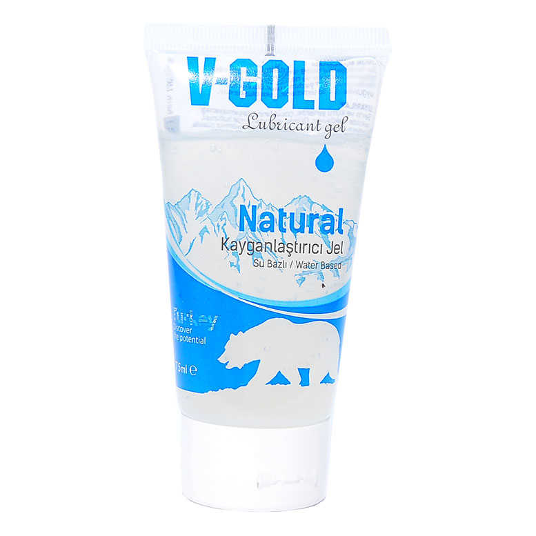 Kayganlaştırıcı Jel Natural 75 ML - V-Gold Kayganlaştırıcı Jel Natural 75 ML - Görsel 1