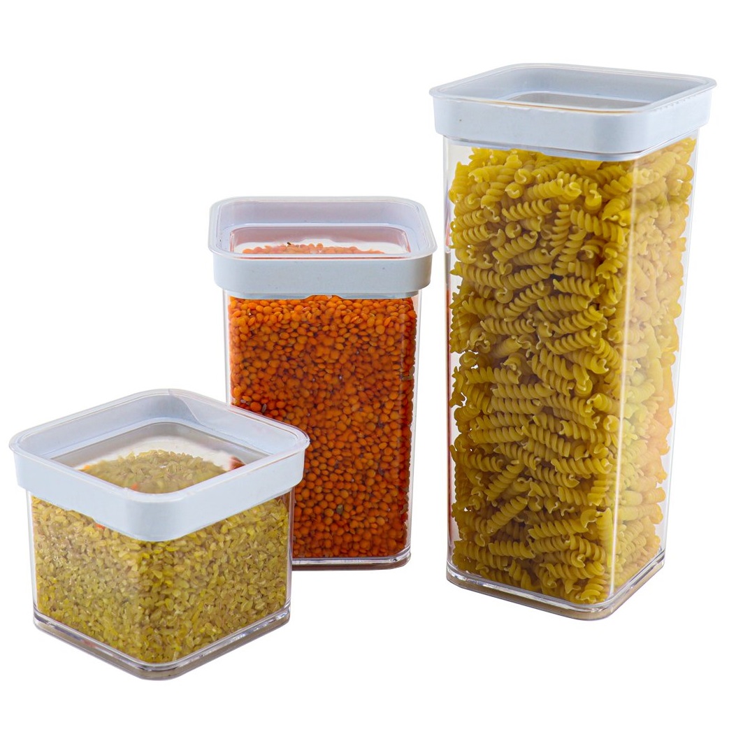 vakumlu-ka-2156-1.jpg Vakumlu Kare Saklama Kabı - 1 litre - Görsel 1