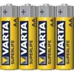 VARTA  AA ÇİNKO KARBON SUPER LİFE  (4'LÜ PAKET)