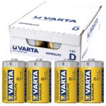 Varta Superlife Çinko Büyük D Boy Pil 24'lü Paket - Görsel 2