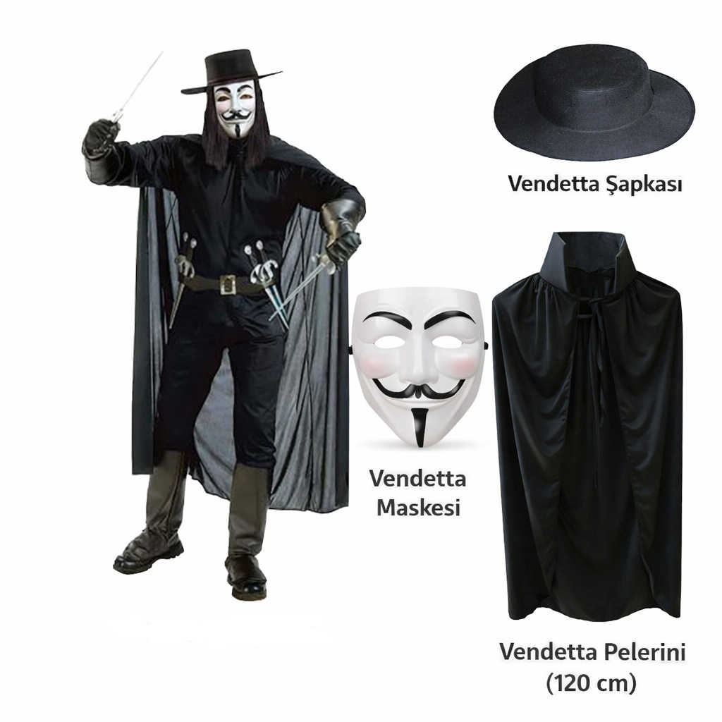 vendetta-kostum-seti-sapka-maske-pelerin-120-cm-resim-4064.jpg 3'lü Vendetta Kostüm Seti - Şapka, Maske ve 120 cm Pelerin - Görsel 1
