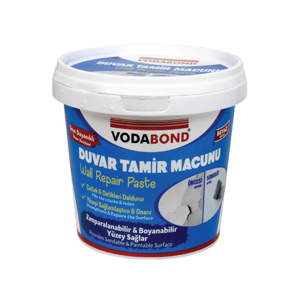 vodabond-duvar-tamir-macunu-500-gr-beyaz-68697.jpg Vodabond Duvar Tamir Macunu 500 gr Beyaz - Görsel 1