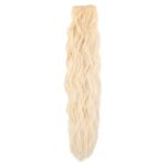 Fiber Sen Kabarık Dalgalı 8 Parça Çıt Çıt / Platin - Görsel 2