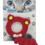 Zilli Kedi Örgü İpi 15 cm Kırmızı
