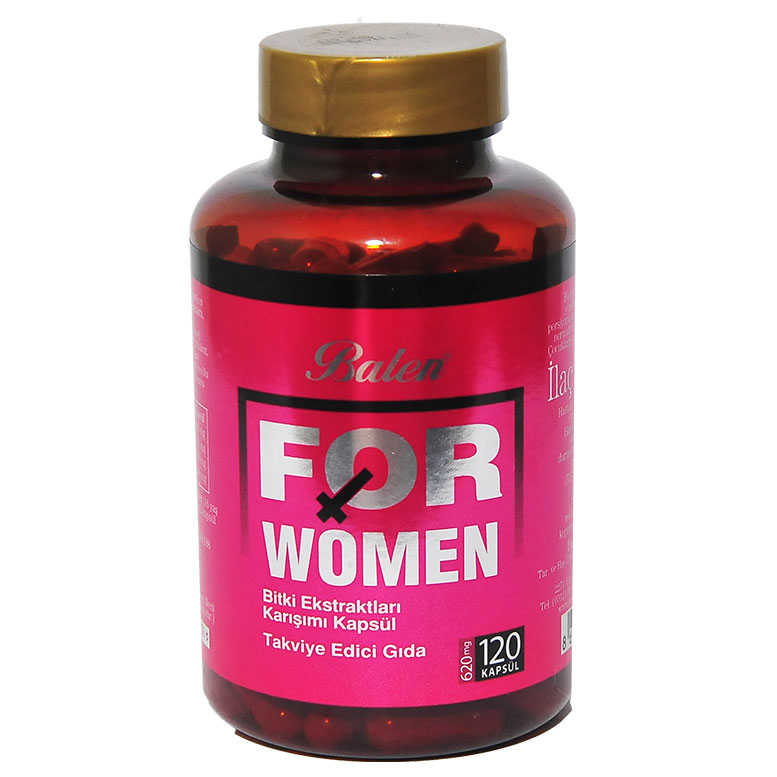For Women Bitki Karışımı 120 Kapsül - Balen For Women Karışımı 120 - Görsel 1