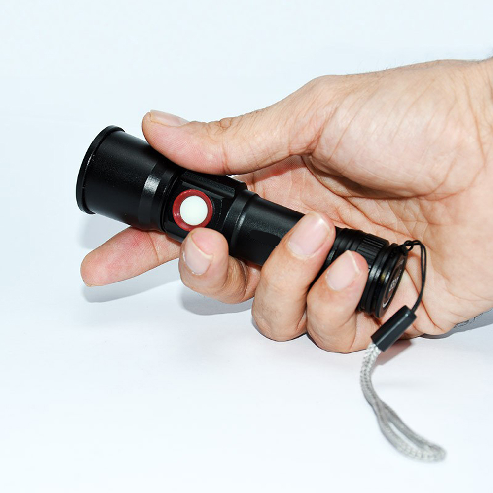 xml-2-led-1-000-lumen-usb-s-18246-1.jpg Watton WT-611 XML-2 LED 1000 Lümen Şarjlı Fener - Görsel 1