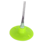 Yaylı Vantuzlu Hacıyatmaz Kedi Oyuncağı 30 cm Sarı - Görsel 4
