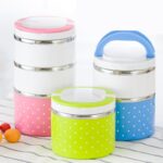 Hiper 3 Katlı Vakumlu Yemek Termosu - 1230 ml - Görsel 4