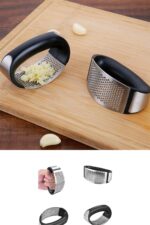 Yeni Sarımsak Ezici Paslanmaz Çelik Garlic Press - Görsel 3