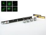 Yeşil Lazer Pointer 100 mW 15 Km Etkili (5 Başlıklı) - Görsel 2