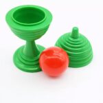 Yeşil Renk Sihirli Kupa Top Kaybetme Oyunu 7 cm - Görsel 4