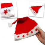 Yılbaşı Özel Işıklı Noel Baba Şapkası - Görsel 3