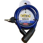 Yuma YM-733 Mavi 65 cm Bisiklet Kilidi