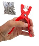 Yuvarlak Hlı Kuş Gözü Pensesi 9.5 Mm - Bebek Elbise Çıtçıt Montaj Seti 100Lü