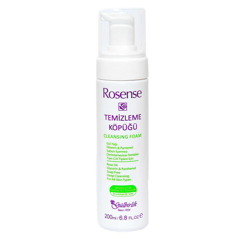 Yüz Temizleme Köpüğü 200Ml - Rosense Yüz Temizleme Köpüğü 200 ML - Görsel 1