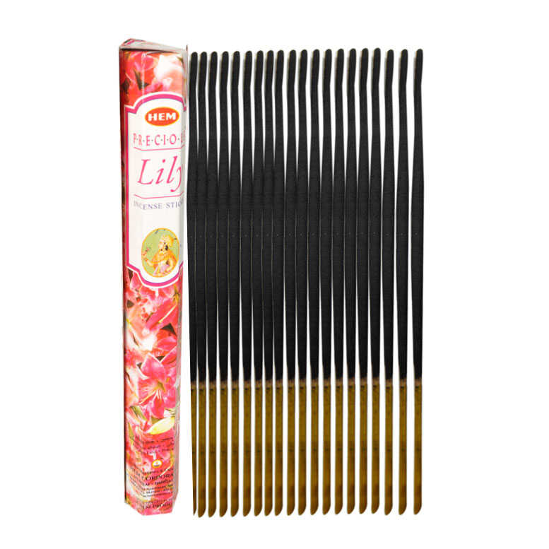 Zambak Çubuk Tütsü - Lily İncense Sticks - Hem Tütsü Zambak Kokulu 20 Çubuk Tütsü - Lily - Görsel 1