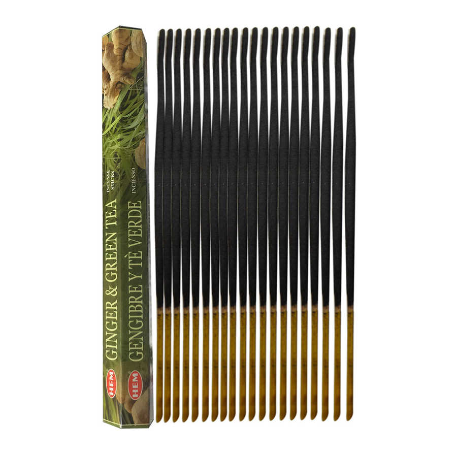 zencefil-yesil-cay-kokulu-20-cubuk-tutsu-ginger-green-tea-hem-tutsu-24752-93-b.jpg Zencefil Yeşil Çay Kokulu 20 Çubuk Tütsü - Ginger Green Tea - Görsel 1