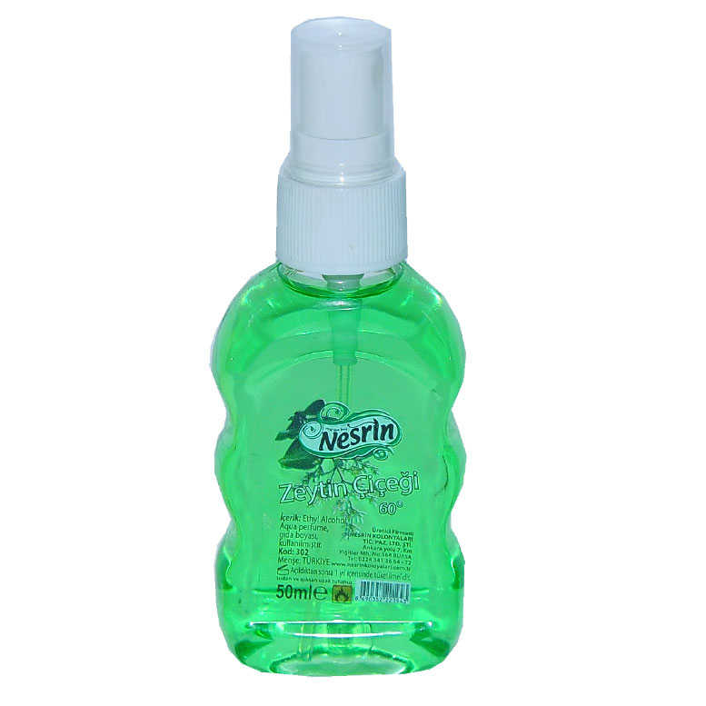 Zeytin Çiçeği Kolonyası 50ML - Nesrin Zeytin Çiçeği Kolonyası 60 Derece Pet Şişe Sprey 50 ML - Görsel 1