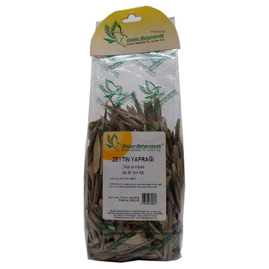 Zeytin Yaprağı 50Gr Pkt - Doğan Baharat Zeytin Yaprağı Doğal 50 Gr Paket - Görsel 1