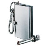 Benzinli Kibrit Çakmak Magnezyum Çubuklu Anahtarlıklı Benzinli Metal Kibrit Gümüş - Görsel 2