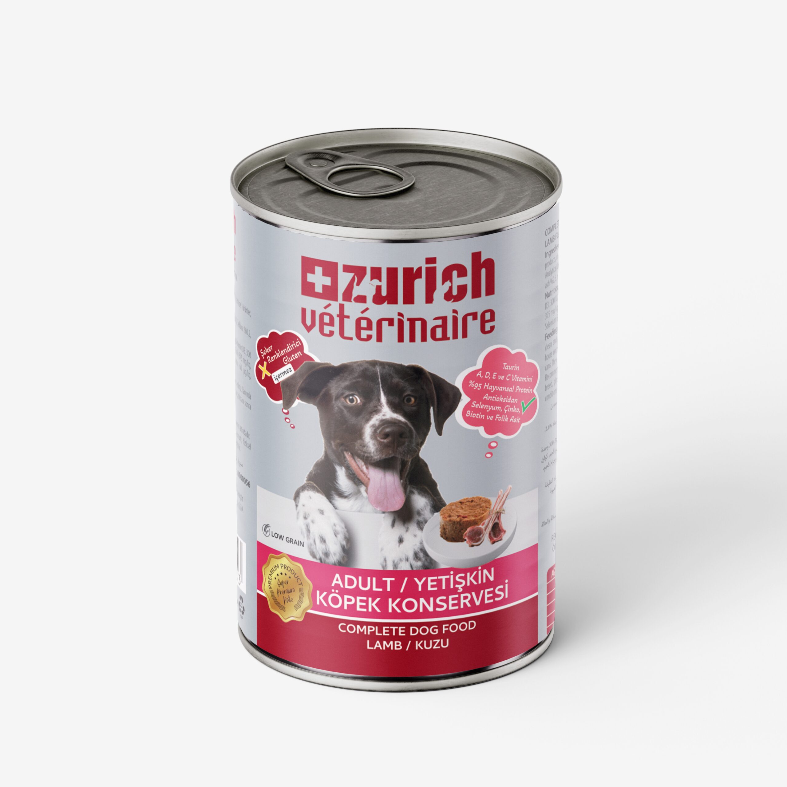 zurich-veterinaire-pate-kuzulu-yetiskin-kopek-konservesi-24x415-gr.jpg Veterinaire Pate Kuzulu Yetişkin Köpek Konservesi 415 gr - Görsel 1